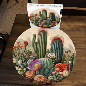 BBoldin® Vintage Cactus puzzle 1000 pezzi